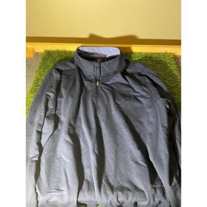 Graham Luxe Navy Blue 1/4 Zip Pullover Size XL